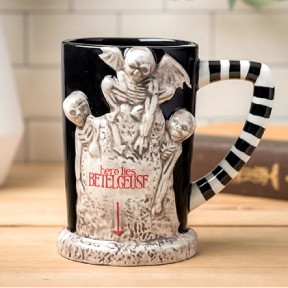 Here Lies Beeetlejuice Mug (new in box)